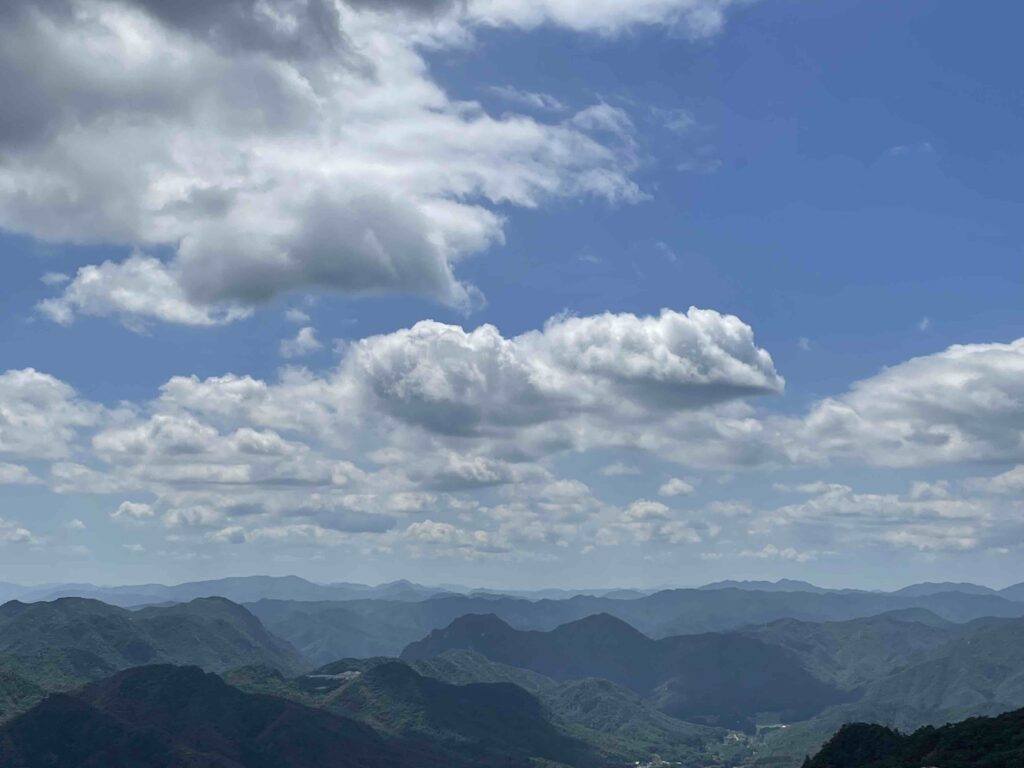 三倉岳　山頂からの景色